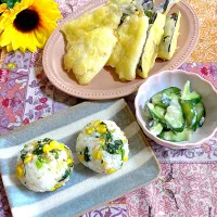お盆のランチ🌻
