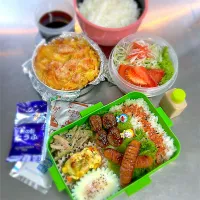 R7.8/14㈭  ·͜·♡かき揚げ丼&洋風弁当👨🏻‍🍳| hamakoさん