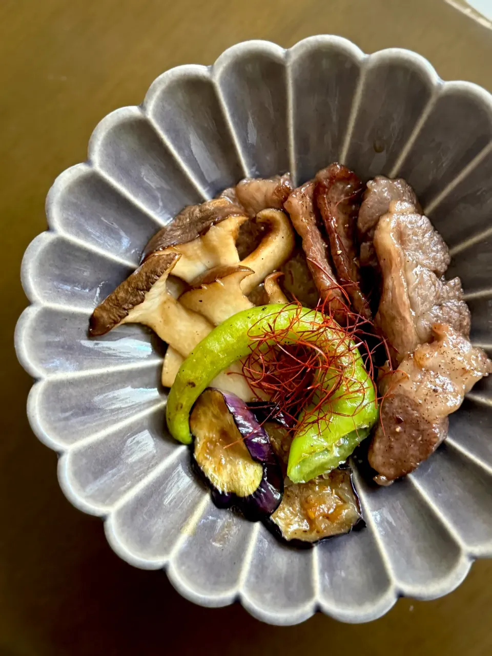 牛バラ肉のポン酢炒め|ナガマンさん