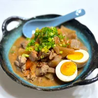 糀美人でモツ煮🍲