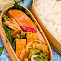 本日のお弁当〜焼きサーモン弁当| f.1125beさん