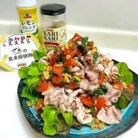 レモンフレンチドレッシング🍋さっぱり豚しゃぶサラダ|ひろりんさん