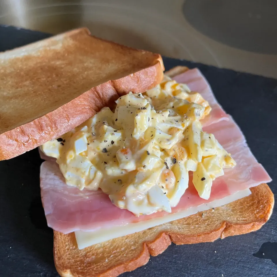 卵チーズハムサンド|sanaeさん
