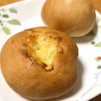 ＊甘酒生地でチーズカレーパンとお豆パン♬＊|ultramarineさん
