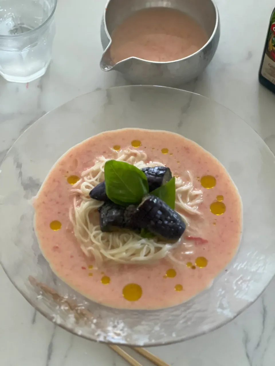 冷たいトマト豆乳素麺|kayoさん