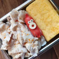 漢の…自分用🍱胡麻ラー油の冷しゃぶ丼弁当|ᵏᵒᵘさん