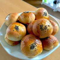 久々にあんぱんを焼く|くまちゃんさん