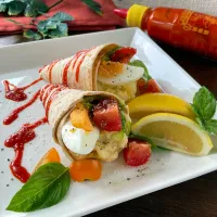 シラチャーdeポテサラトルティーヤ