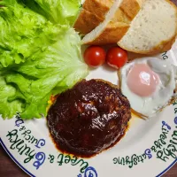 チーズINハンバーグ|ひろにぃさん