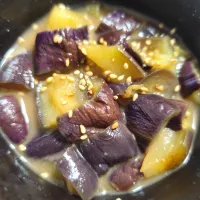 まいりさんの料理 茄子の甘辛味噌炒め煮🍀| m.rafuさん