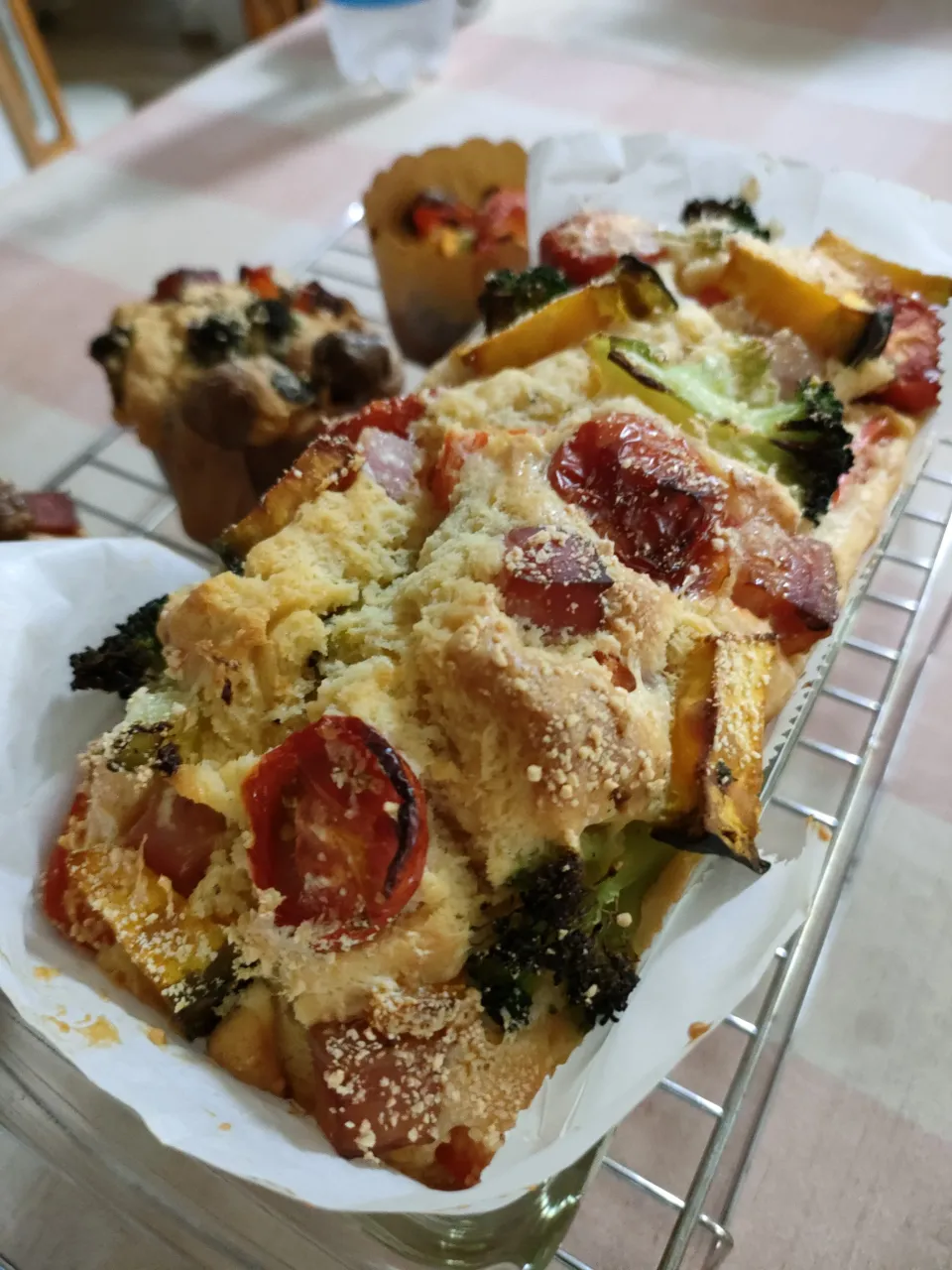 野菜たっぷりケークサレ|うさくまさん