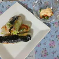 生春巻き😆😆✨| ぽんすけさん
