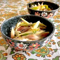 ミョウガとネギの酢味噌和え|akopeko ◡̈⋆さん