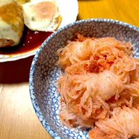 ごはんの親友、しらたきのたらこ和え|mnbさん