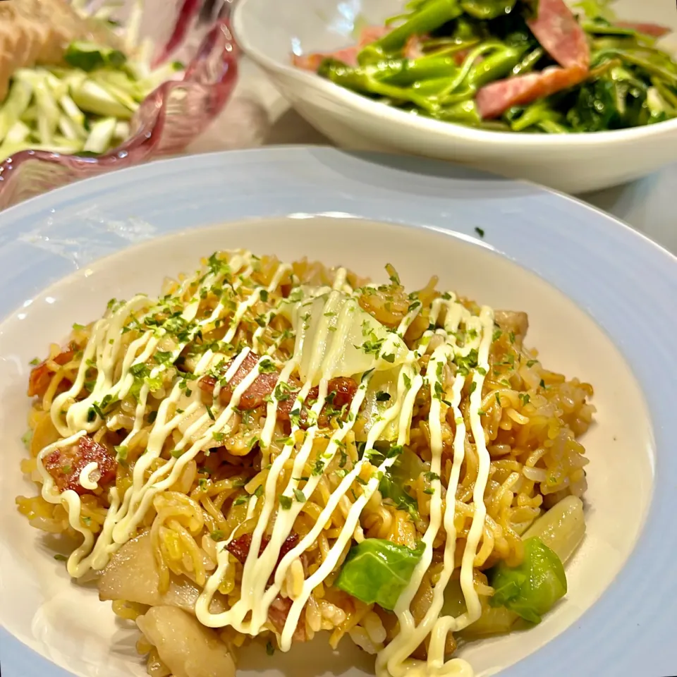 そば飯。他。|ぎんさん