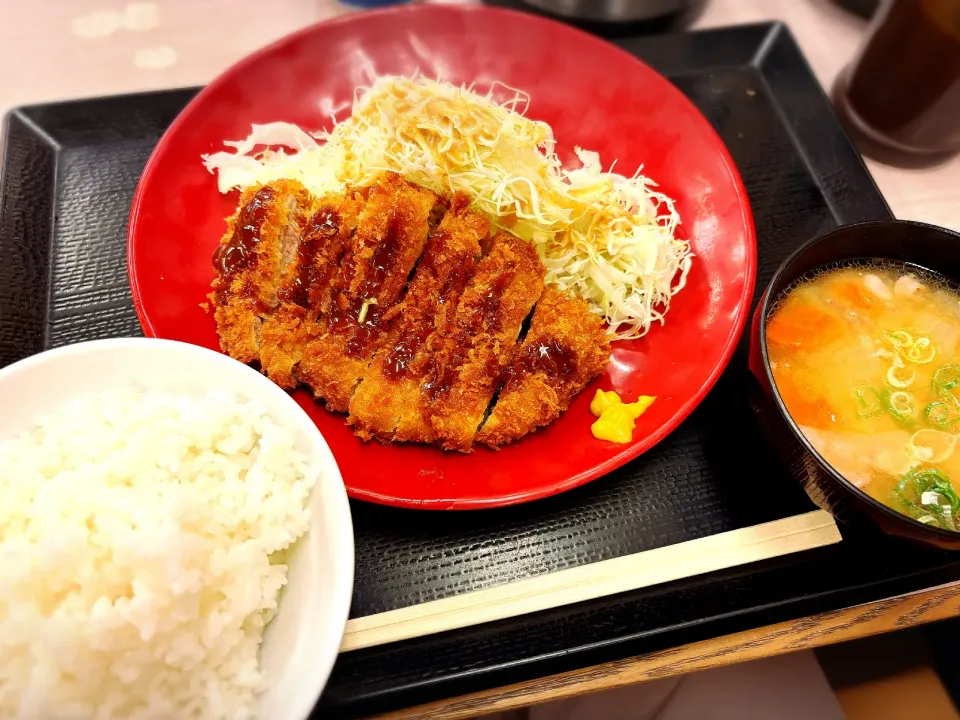 ロースカツ定食 ¥869→¥704|Blue Moon Caféさん