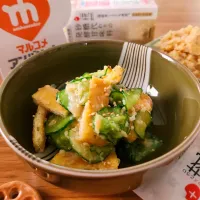 にゃんぺこさんの料理 きゅうりとお揚げさんの発酵甘酢和え