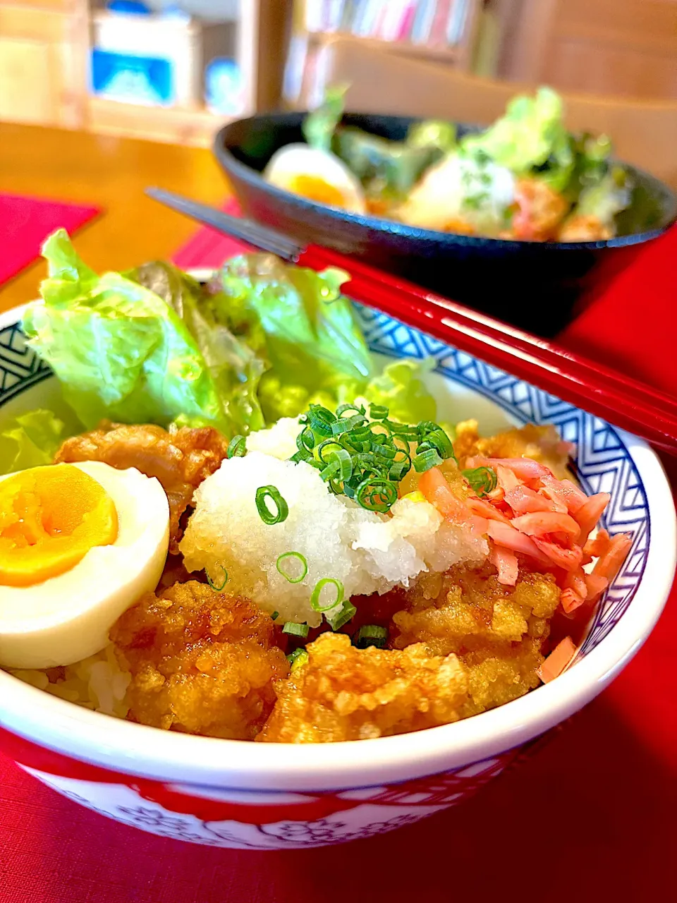 から揚げ丼|おかちさん