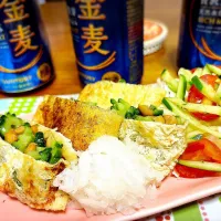 ゴーヤ納豆きつね焼き。| tonaさん