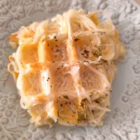 FIKA789さんの料理 ワッフルメーカーで そうめんワッフル