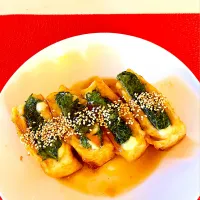 厚揚げチーズ大葉挟み焼き|HAMI69さん