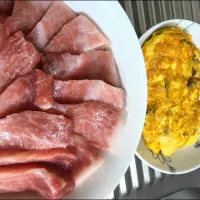 大トロ丼と納豆卵焼き|時雨さん