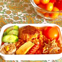 娘のお弁当|akopeko ◡̈⋆さん