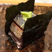 8月14日・［お寿司のコース🍣］⑬〆サバの炙り😋✨