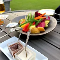 有機野菜の盛合せ| 流線形さん