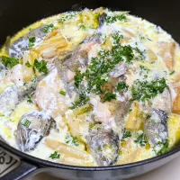 ニジマスのクリーム煮|Cozzy_cookさん