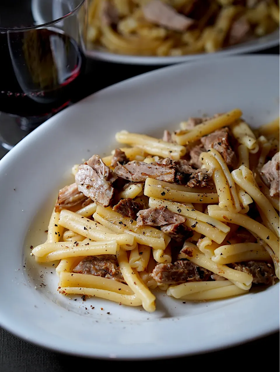 ローストポークのパスタ|てつやさん