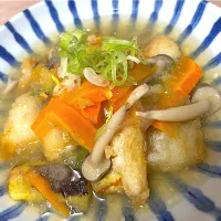 カレイと茄子のおろしあんかけ|もーやんさん