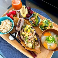 ゆかりさんの料理 メインはゴーヤチャンプル♪ランチ🙆‍♀️| ゆかりさん