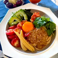 ゆかりさんの料理 レンジで完成！簡単！時短！まぜ麺👌