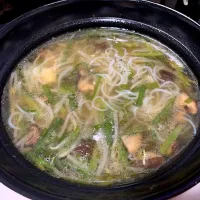 シラタキスープ|料理好きなじいさまさん