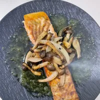 バターサーモンソテー|みちあきさん