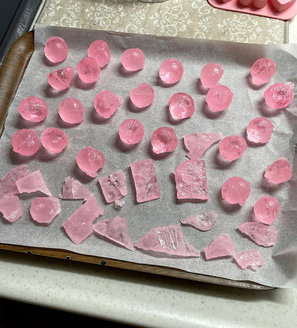 かき氷シロップで琥珀糖|chiaki☆さん