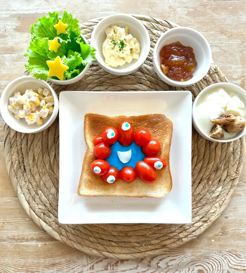 ミャクミャクトースト|ちえさん