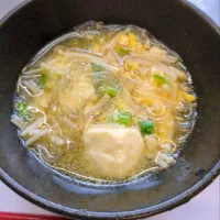 春雨と豆腐の卵スープ　病み上がり食|後藤妙子さん