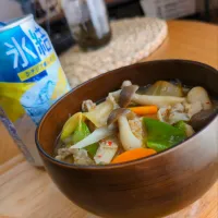 ｷﾑﾁ豚汁
