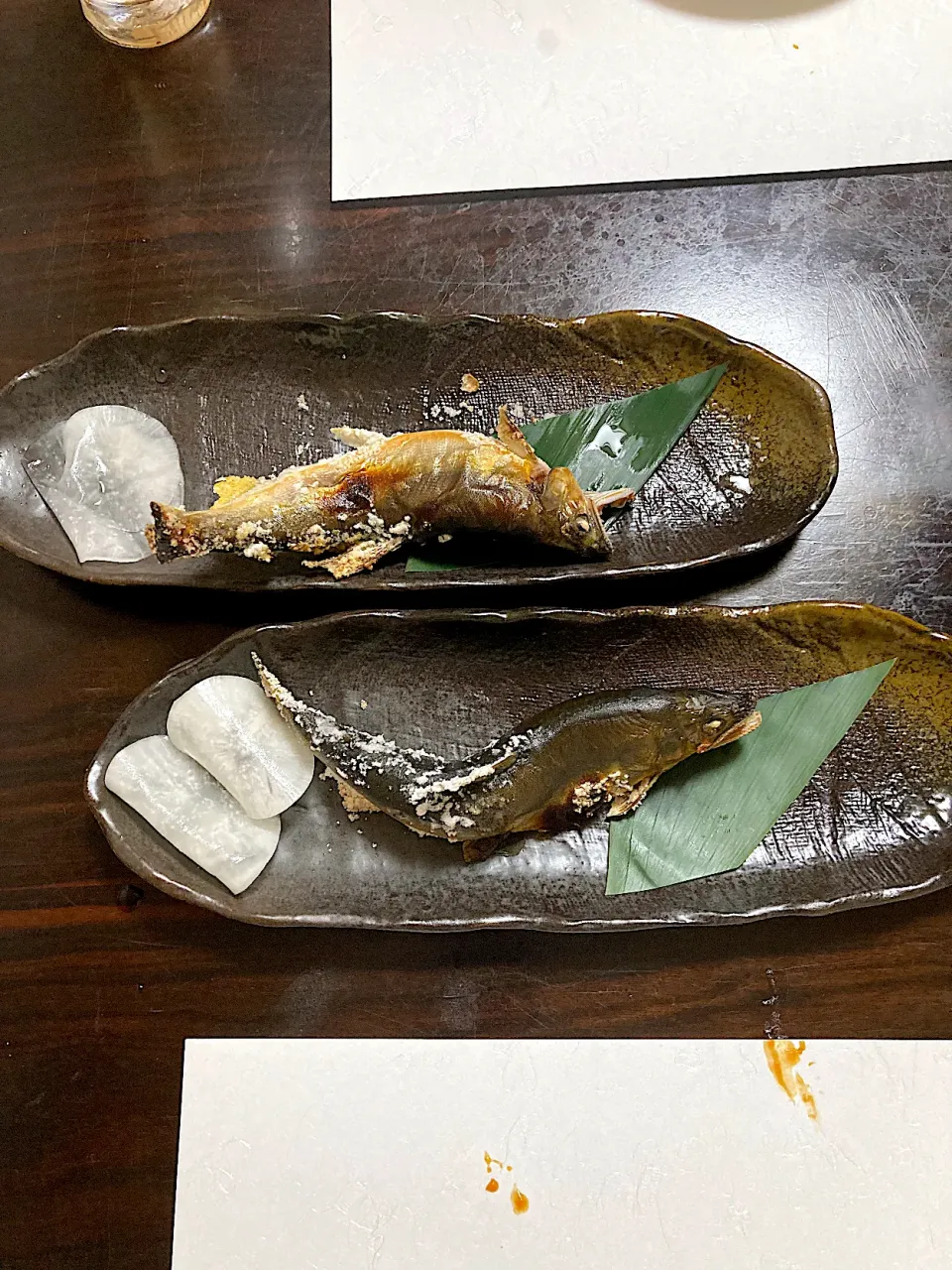 高原川天然鮎塩焼き（実況中継中）|なびさん