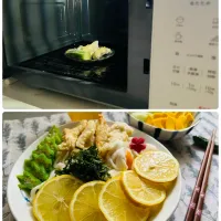「冷やしとり天うどん」|バシュランさん