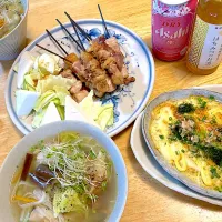 昨夜のおうち居酒屋🏮|さくたえさん