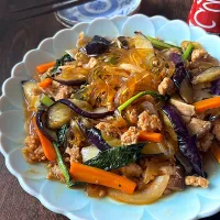 とんちんさんの料理 くずきりチャプチェ ~牛だしアルモンデ|とんちんさん