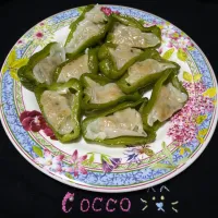 ピーマンの餃子づめ✨|cocco+さん