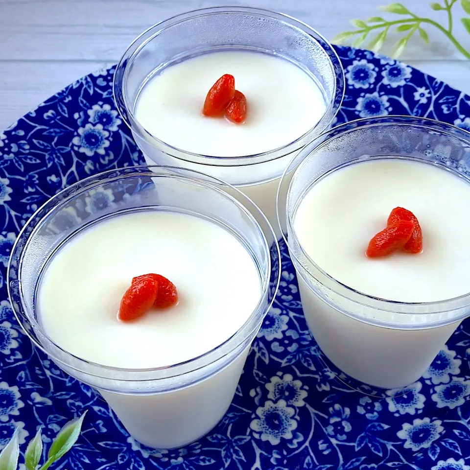 杏仁豆腐風ミルクプリン|紅茶とお菓子と時々ごはんさん