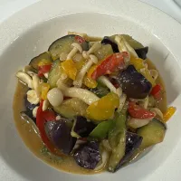夏野菜としめじの味噌炒め|miyuさん