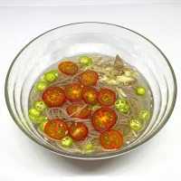 トマト出汁の冷たい蕎麦|黒澤 真生さん