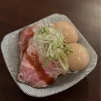 チャーシューと味玉|ばあさへさん
