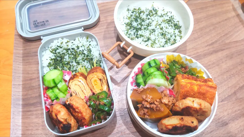 おからとジャガイモのおやき弁当|こいけさんさん